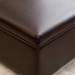 Carter Bonded Leather Storage Ottoman Brown - Abbyson Living 7 Carter Bonded Leather Storage Ottoman Brown - Abbyson Living -Ottomans Official Shop unnamed file 9857