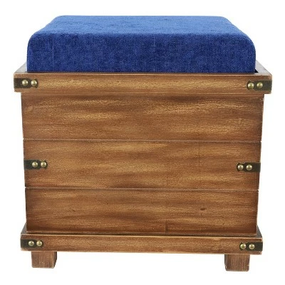 Decor Therapy Hadley Weathered Storage Ottoman - Décor Therapy Barnwood 11 Decor Therapy Hadley Weathered Storage Ottoman - Décor Therapy Barnwood - Image 9