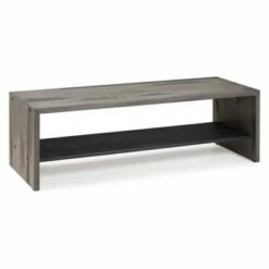 58" Solid Rustic Reclaimed Wood Entry Bench - Saracina Home Honey -Ottomans Official Shop unnamed file 997