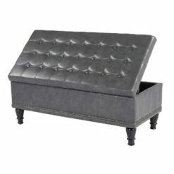 Caldwell Storage Ottoman Gray - OSP Home Furnishings -Ottomans Official Shop unnamed file 9999
